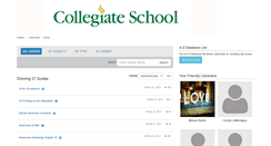 Desktop Screenshot of libguides.collegiate-va.org